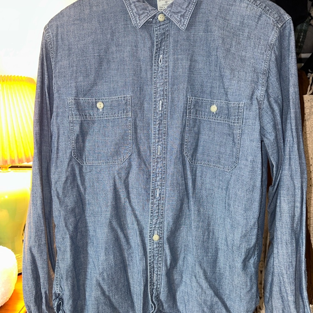 J. Crew Chambray Cotton Shirt